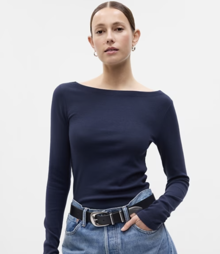 Boatneck t-shirt from Gap